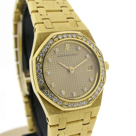 herenhorloge audemars piguet met diamanten|Diamant.